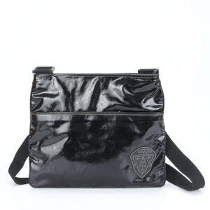 Gucci Crest Emblem leather shoulder bag messenger business tote